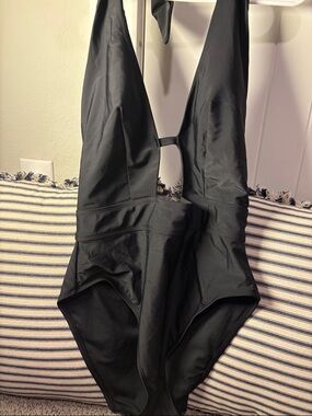 Adore Me Black One-Piece Swimsuit